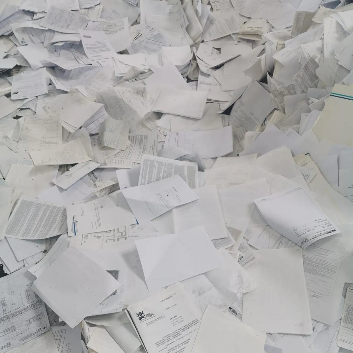 Balla di carta da macero, qualità 3.05.00 Archivio bianco con colla, senza colla o nazionale
